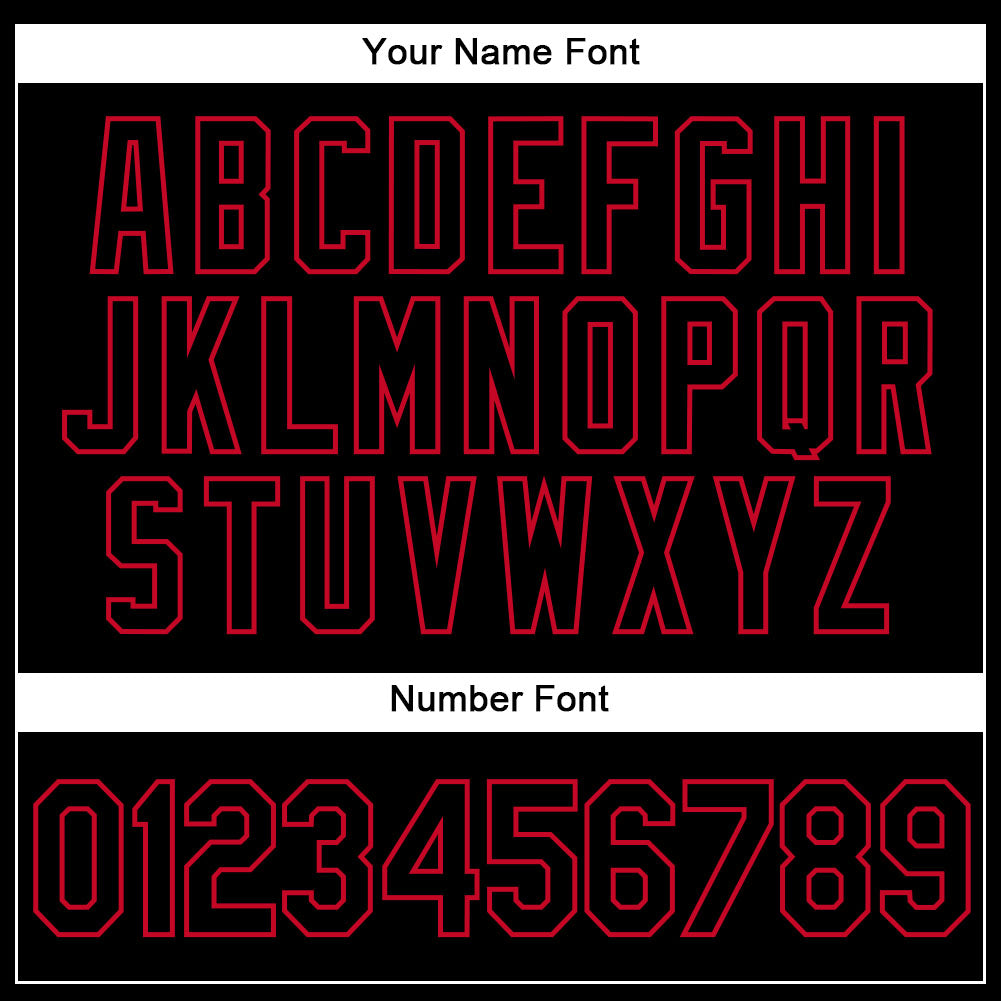 Custom White Black-Red Authentic Split Fashion Basketball Jersey Limited