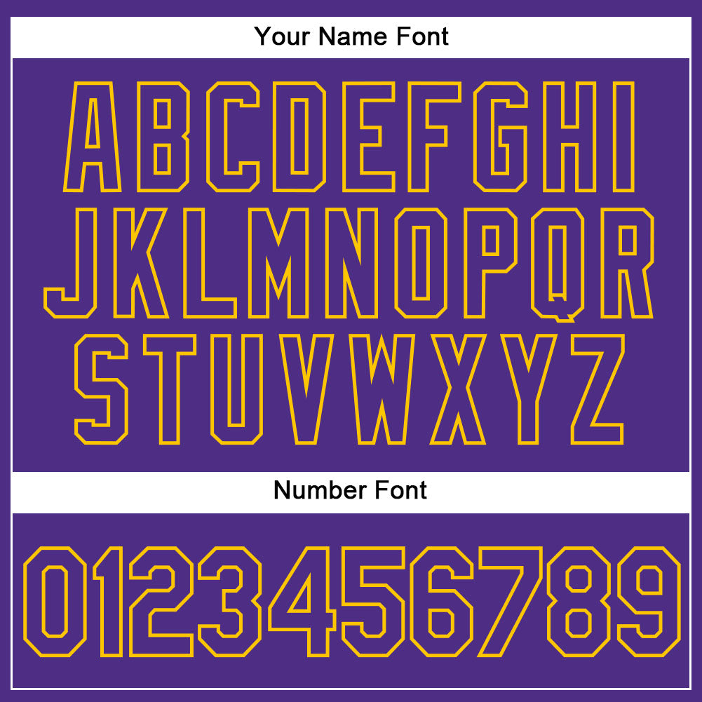 Custom White Purple-Gold Authentic Split Fashion Basketball Jersey Limited