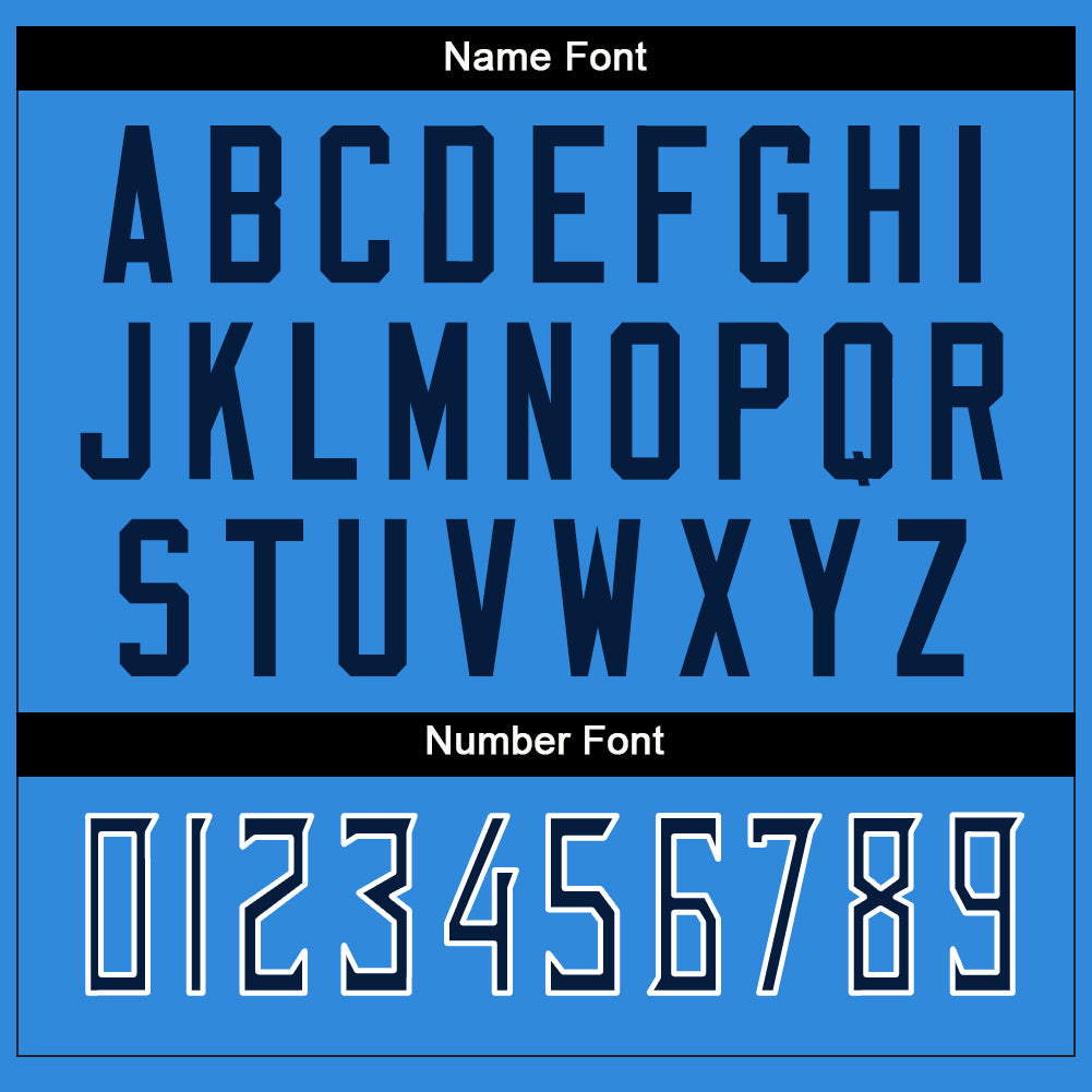 Custom Powder Blue Navy-White Mesh Split Fashion Football Jersey Limited