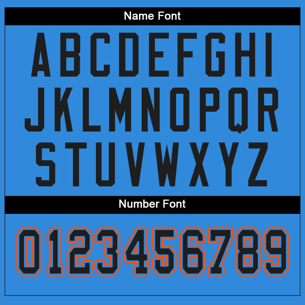 Custom Powder Blue Black-White Mesh Split Fashion Football Jersey Limited