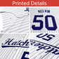 Custom Crimson Gold Pinstripe Personalized Two-Tone Authentic Baseball Jersey Limited