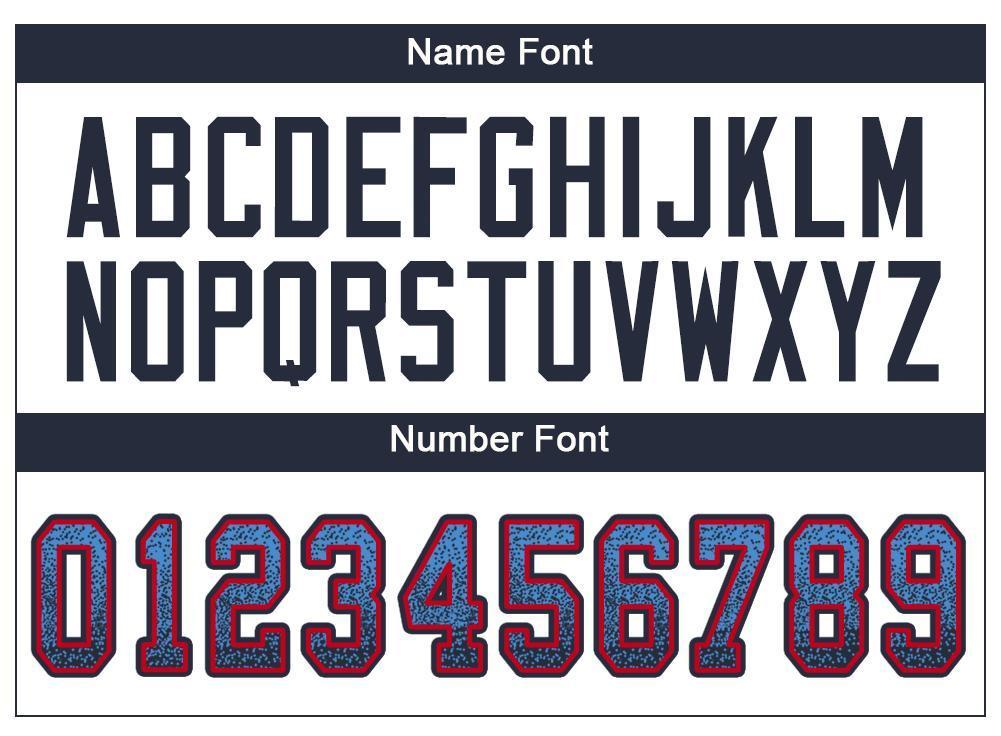 Custom Powder Blue Navy-Red Mesh Drift Fashion Football Jersey Limited