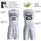 Custom White Black Classic Sets Basketball Jersey Limited