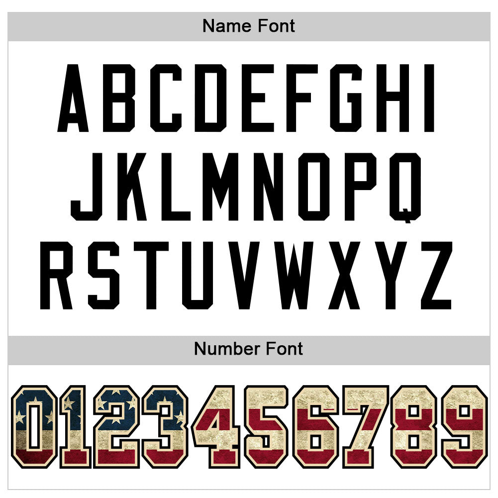 Custom White Vintage USA Flag-Black Mesh Authentic Football Jersey Limited